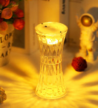 Multipurpose crystal table lamp for hotel, office, and children’s room