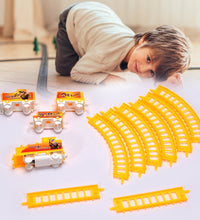 Battery-operated toy train set