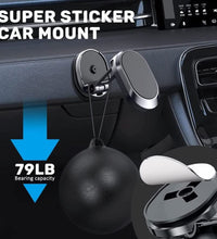 Rotating magnetic phone holder for vehicles.