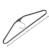 Set of ten wardrobe hangers