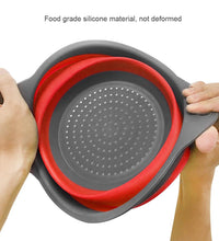 Compact silicone strainer for draining