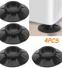 4 Pc Furniture Vibration Pad holding table legs in place for stability