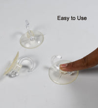 Suction cup hooks, transparent rubber, bathroom and kitchen