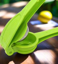 Practical lemon squeezer with built-in opener