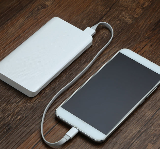 Micro USB charging cable for power banks.