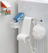 Wall-mounted utensil hooks