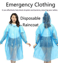 Compact disposable raincoat, easy to carry for travel