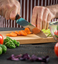 Chopping board with cutting tools