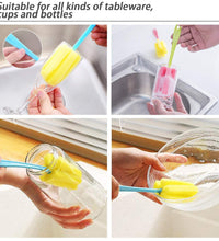 Household sponge head tool for effective cleaning