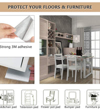 Pack of square felt pads for protecting floors from furniture.