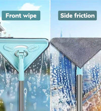 2-in-1 cleaning mop with extendable and rotating features.