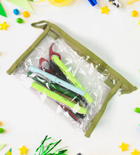 Transparent Zipper Closing Pouch 