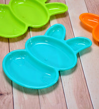 Kids' multicolor rabbit dishes, set of 6