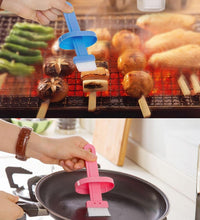 Plastic spatula with holder, durable design, for kitchen use