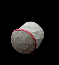 Small mesh laundry bag with convenient zipper