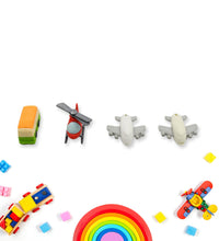 Vehicle pattern erasers for school use