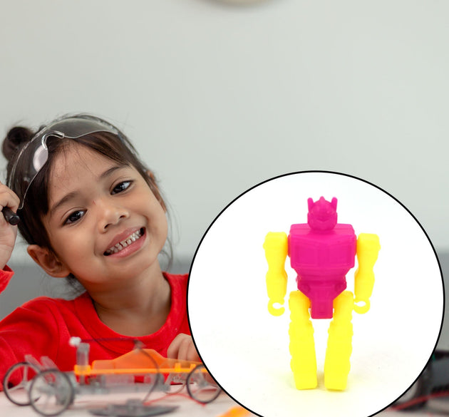 Small robot toy for children