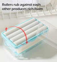 Multifunctional soap dish with built-in dispenser and drainage holes