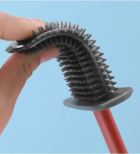 Flexible toilet brush