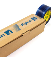 Roll of Flipkart blue tape for secure packaging and shipping.