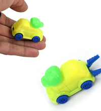 Colorful push-and-go toys for kids, friction-powered set