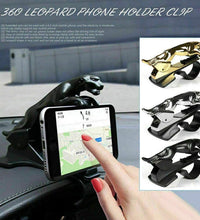 Phone holder with a leopard or jaguar design