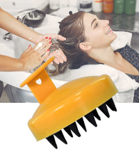 Scalp brush for shampooing