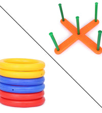 13-piece ring toss for home or office.