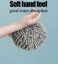 Super soft microfiber hand towel, hanging design