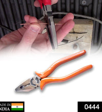 Combination pliers with wire cutters for tough jobs.