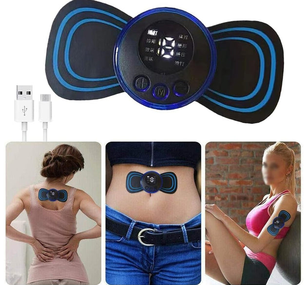 Portable USB Neck Massager Electric Neck Massager Automatic Massage Enhancer Mini Cervical Massager EMS