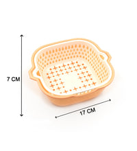 2-in-1 basket strainer for efficient rinsing and draining