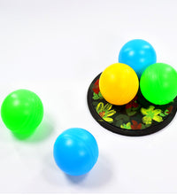 Multicolour balls for kids' play pits, safe and soft.