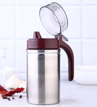 Small nozzle stainless steel oil dispenser, 500ml