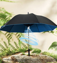 Umbrella with Inside Fan