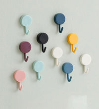 Pack of 10 self-adhesive sticky hooks