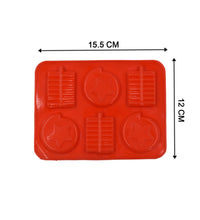 Easy-to-use silicone mold tray for chocolates and more