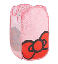 Printed waterproof canvas laundry bag for organizing clothes.