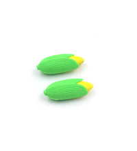 School erasers in corn shape, durable and fun, 2 pieces