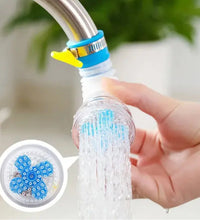 Adjustable shower head with multiple water settings and splash filter.