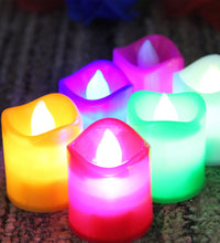 Multicolor LED tealight candles pack