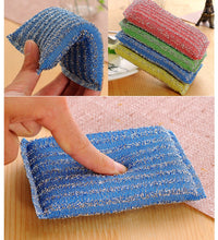 Kitchen utensil scrubber, scratch-proof, pack of 12, suitable for cleaning delicate surfaces.