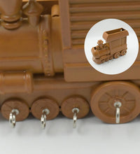 Key holder shaped like a train for home decor