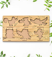 Viga Wooden Bird Chunky Puzzle