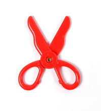 Child-safe plastic scissors set