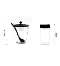 Single Ganesh Rendy spice jar, transparent, easy to access, kitchen condiment.