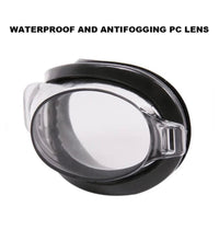 Goggles with anti-fog feature and ear plugs