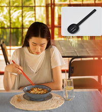 Silicone kitchen spoon with heat resistance