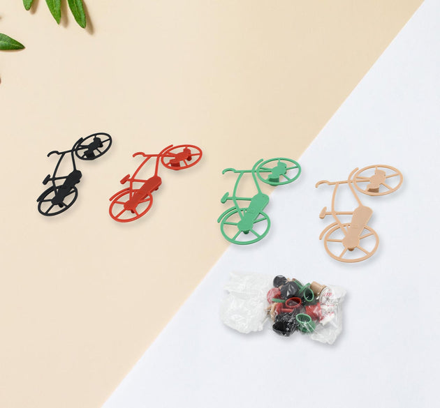 Bicycle key chain holder with wall mount