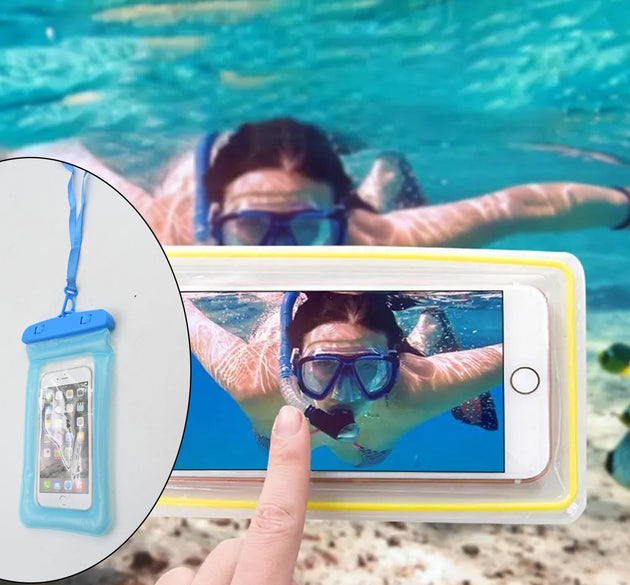 Waterproof mobile case with waist bag